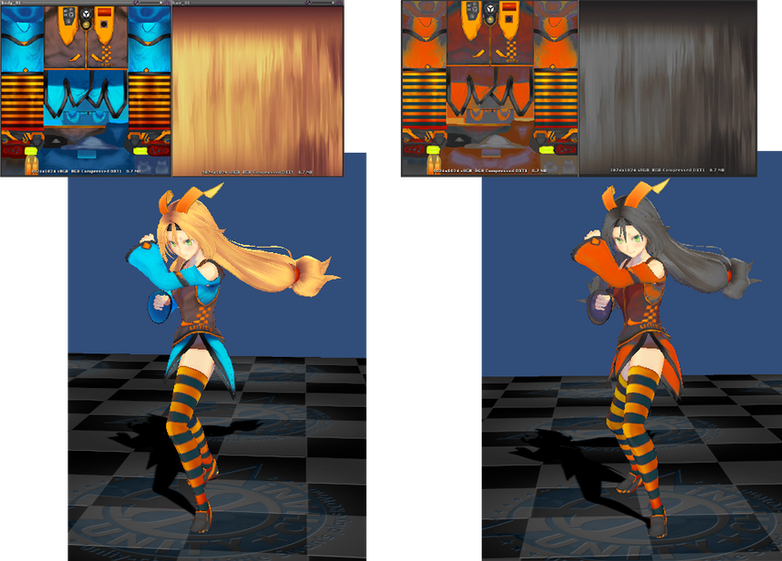 unity-chan textures